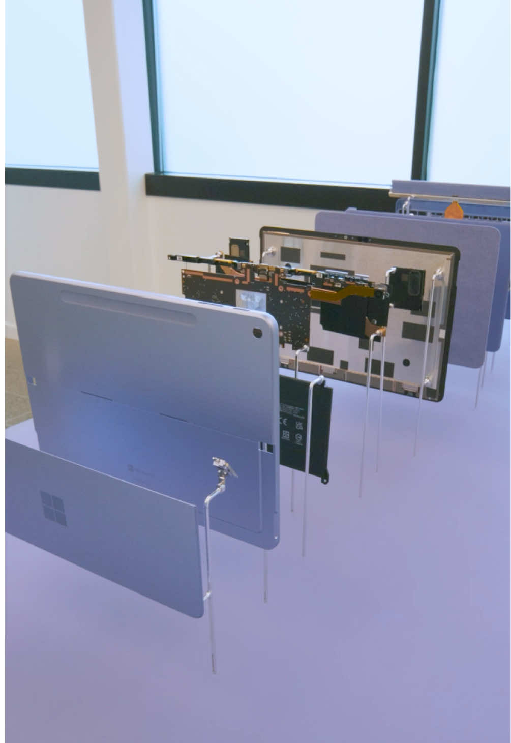 Before and after with our new 12-inch Surface Pro and 13-inch Surface Laptop #MicrosoftSurface #NewTech #ComputerParts #TechTok 