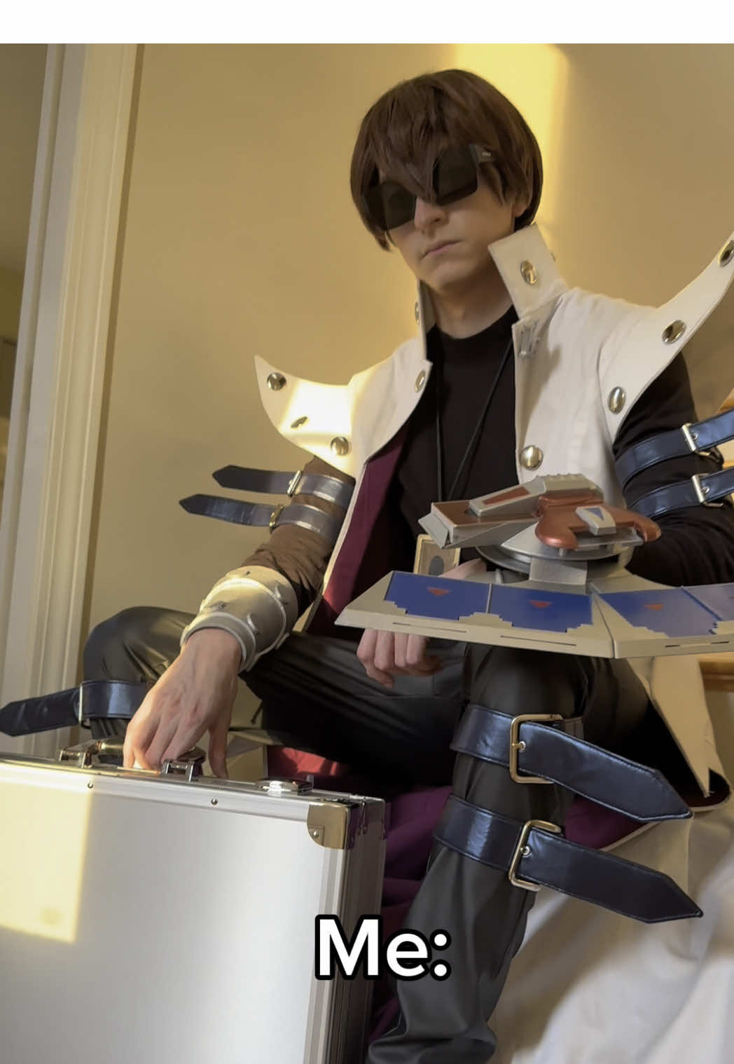 We’re going out tonight? Lit, I’ll get my briefcase. . . . #yugioh #yugiohmemes #yugiohcosplay #kaiba #setokaiba #cosplay #blueeyeswhitedragon #cosplaymeme #cosplayboy #遊戯王 #遊戯王コスプレ #コスプレ #海馬瀬人