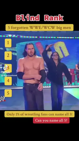 Blind Rank 5 forgotten Big Men from the last 35 years from wwe and WCW past #WWE  #wwefan #blindrank #wrestlingtiktok #bigmen #bigmenoftiktok 
