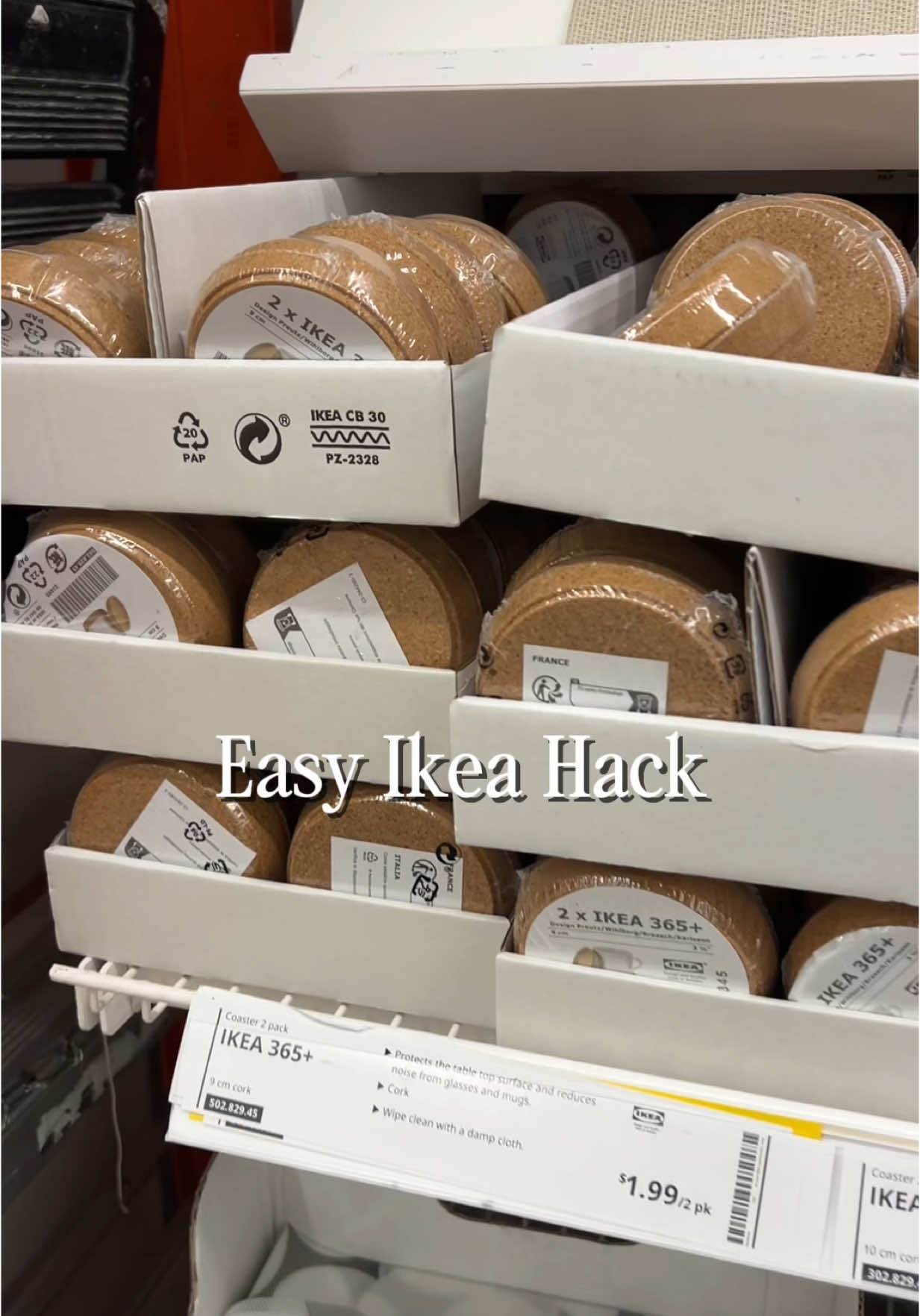 DIY Candle Holders! 🕯️  When your table setting needs a little something— this DIY will save the day! I use these for all my dinner parties now. So easy & inexpensive to do 🙌🏼 Coasters are from @IKEACanada  #DIY #crafts #ikeahack #diyikea #ikeacanada #diycandleholder #coastercandleholder #tablesetting #tablescape #hostingideas #tablescapeideas #ikea 
