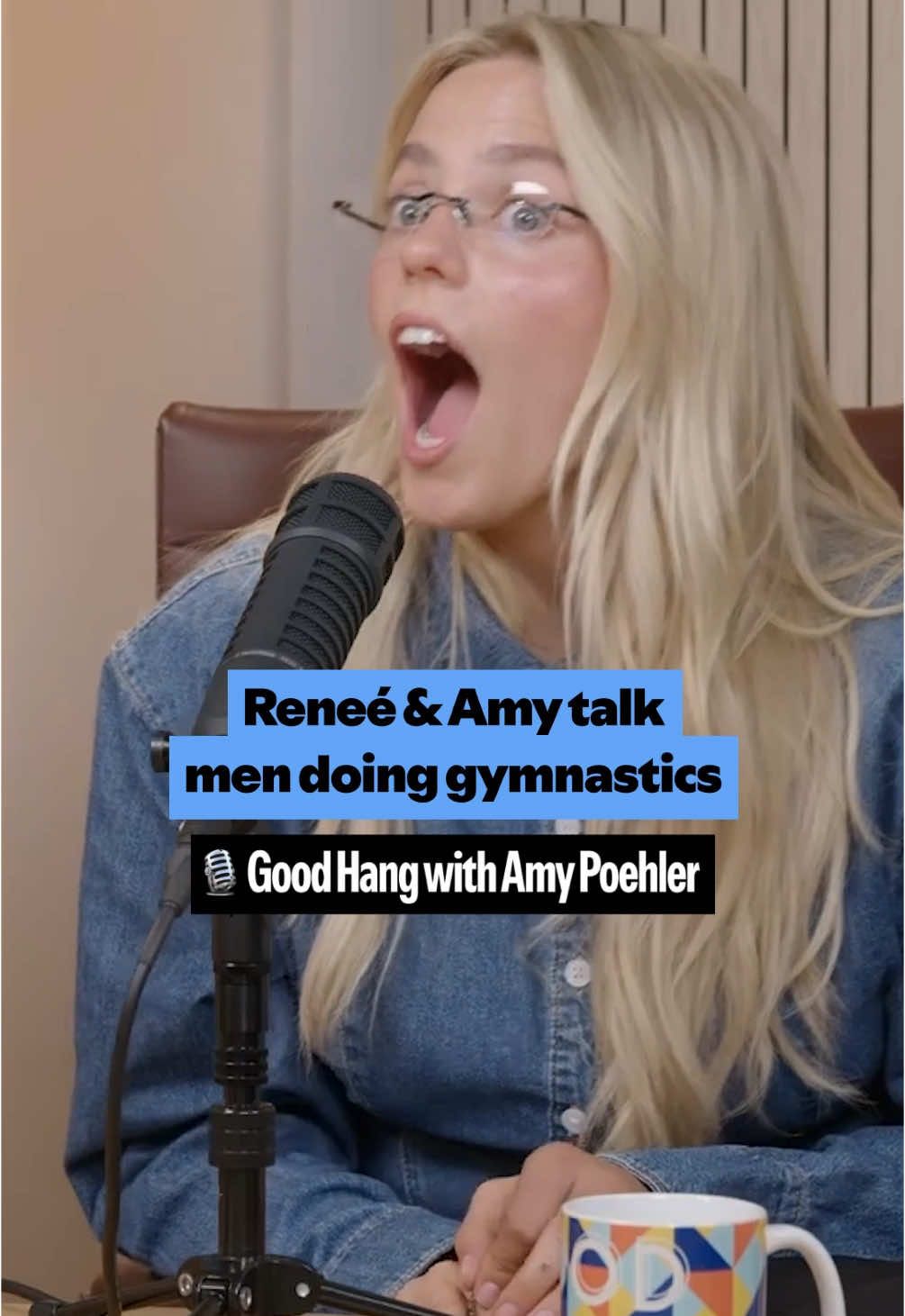 If it’s not happening on a pommel horse, @reneé and @Amy Poehler don’t want it. Full convo on this week’s episode of @Good Hang with Amy Poehler #reneerapp #amypoehler #spotifypodcasts #goodhang