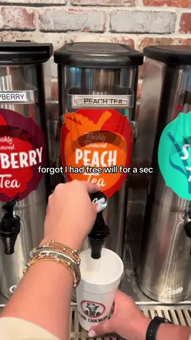 this is what happens when you let intrusive thoughts win at the drink station #slimchickens 