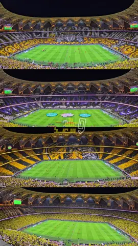 أربعة تيفوهات .. بأربعة رسائل.. في ليلة وحدة! مدرج ‫#الاتحاد‬ قدّم عرض عالمي لا مثيل له 🔥🟡⚫️  #علاء_سعيد #spl #ittihad #explore 