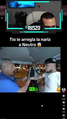 “¡Le arregló la nariz a Neutro en plena calle! 😱🔥”