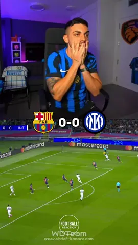 Dj Mario reacts to Barcelona vs Inter 3-3 😂 😭 #barcelona #championsleague #footballreaction #football #goals #fyp #viral #foryoupage #fy 