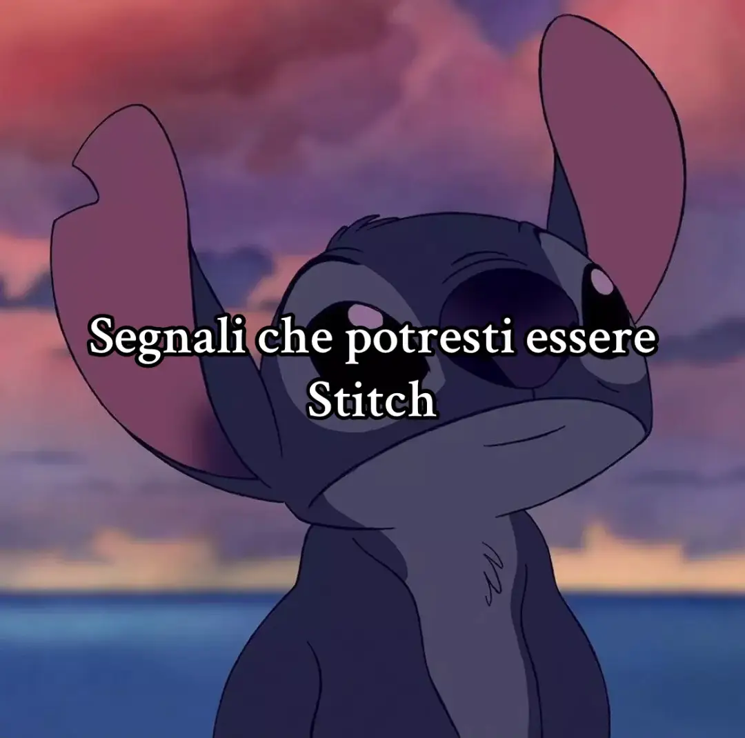 Ecco alcuni segnali per cui potresti essere Stitch 💙🩵 e voi, quanto siete Stitch? #stitch #liloandstitch #liloestitch #disney #cartonianimati 