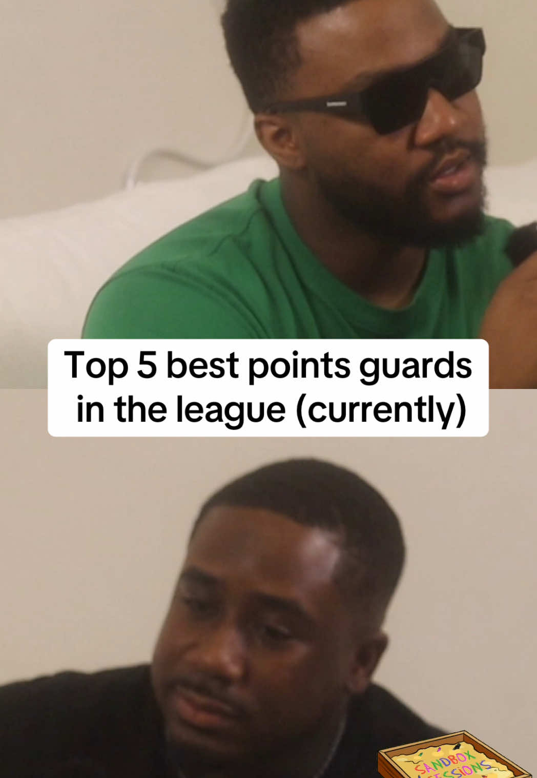Top 5 point guards in the league (currently) #sandboxsessions #NBA #curry #traeyoung #brunson #luka #cunningham #podcast 