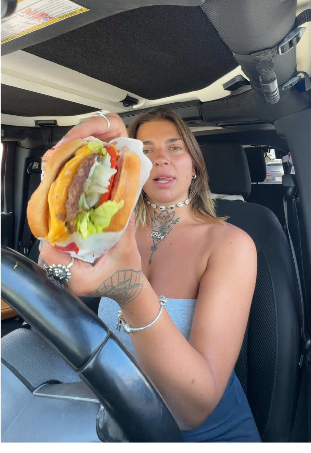 double double with onion + chilies🍔