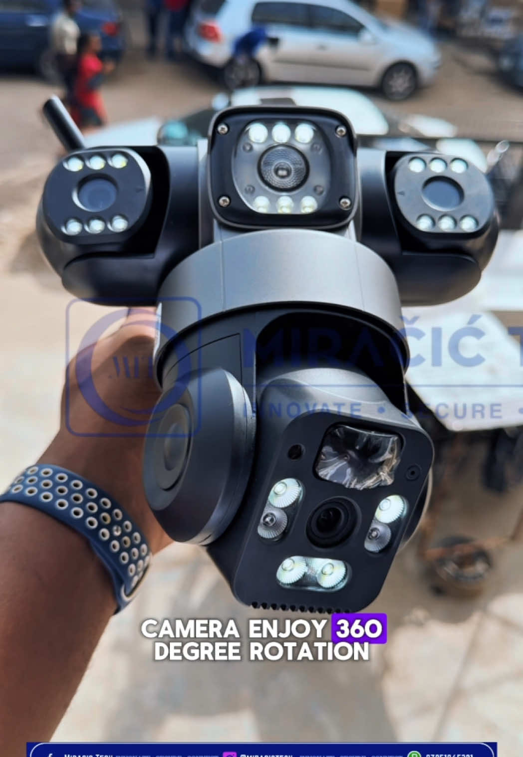 🔒 Ultimate Smart Surveillance. 3-Lens 4G Solar CCTV Camera With AI Detection, Full-Color Night Vision & 24/7 Monitoring || ₦120,000 – With 64GB Storage || ₦130,000 – With 128GB Storage 💡 Why Choose This Camera? 🔸 Triple Lens Setup – Monitor Multiple Angles With One Device 🔸 3-Screen Viewing – See All Angles At Once On The V380Pro App 🔸 Color Night Vision – See Clearly, Even In Complete Darkness 🔸 4G SIM Support – Stay Connected Without Wi-Fi 🔸 AI Human Detection – Smart Motion Alerts Only When It Matters 🔸 Solar Powered – 18,650mAh Battery Keeps You Powered Day & Night 🔸 PTZ Control – Rotate 355° & Tilt 90° For Full Coverage 🔸 Two-Way Audio – Talk And Listen From Anywhere 🔸 Motion Tracking – Automatically Follows Movement 🔸 IP66 Waterproof – Built To Withstand Rain, Sun, And Dust 🔸 Flexible Storage – Supports TF Card & Cloud Backup 🔸 H.265 Video Compression – Crisp Quality, Low Data Usage 📦 What’s In The Box? 1x Solar Camera | 1x Solar Panel | 1x User Manual 1x Mounting Bracket | Screws Set | 64GB/128GB Memory Card (Optional) 📞 Contact Us Now: WhatsApp/Calls: 07051845321 Calls Only: 07041462791 📍 2 Pepple Street, Msquare Plaza (After Zenith Bank), Computer Village, Ikeja – Lagos  🏠 Smart Protection For Every Home And Business Don’t Just Record – Stay Connected, Stay Alert. #MiracicTech #SolarCCTV #SmartSecurity #LagosBusiness #HomeSafety #ExplorePage #TechInNigeria #V380Pro #FYP #SurveillanceCamera #foryoupage #lagos #skincare #naijatiktok 