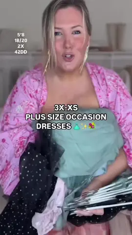 3X-XS PLUS SIZE OCCASION DRESSES! These finds are SOO good yall! I’m obsessed! #plussizefashion #weddingguestdress #plussize #springdresses 