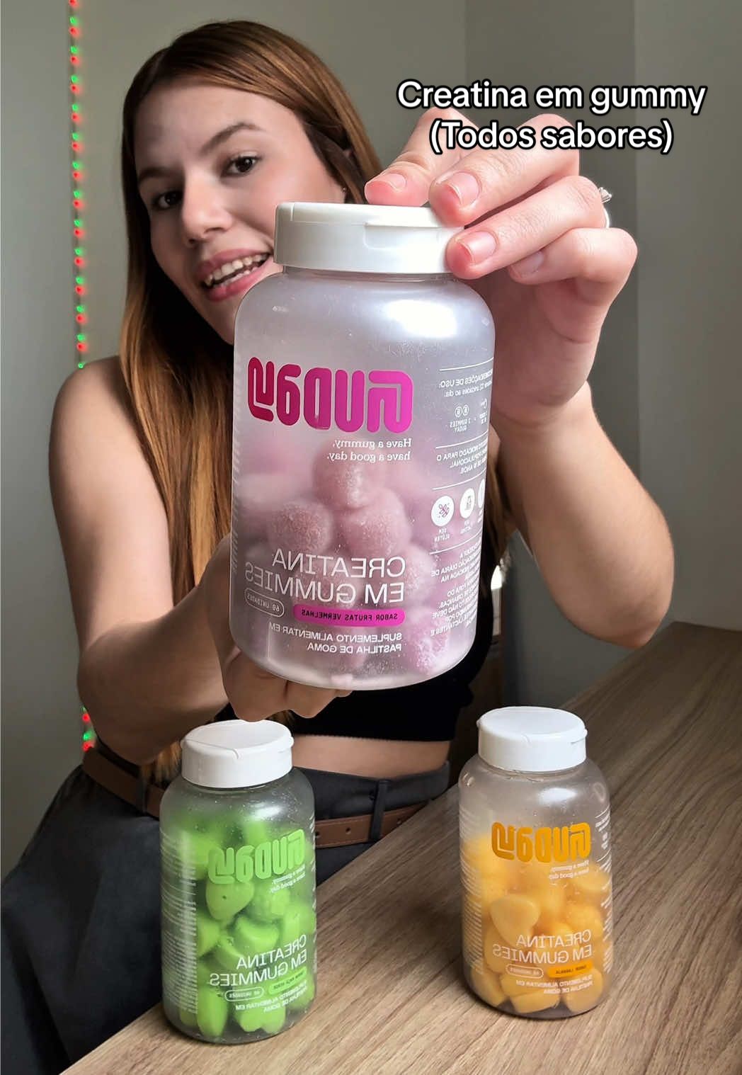 Todos os sabores de creatina em gummy da Guday ✨ creatina em gummy 😍 #guday #creatinaemgummy #manucit #creatina #academia #fy