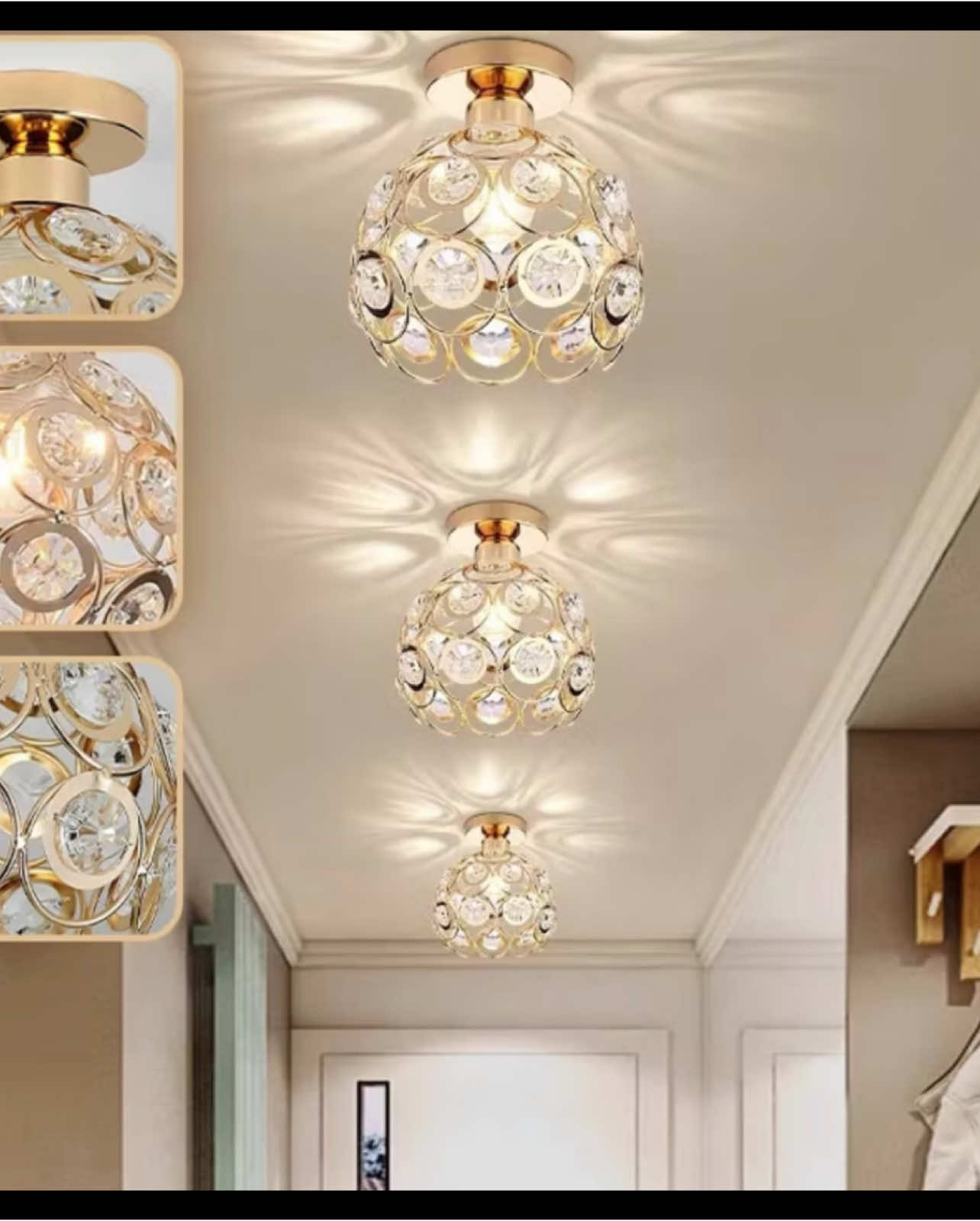 Arredondado Candelabro De Cristal Simples Americano Personalidade Criativa Iluminação De Casa Quarto Sala De EstarJantar por R$49,99 - R$105,00. Compre na Shopee agora! https://s.shopee.com.br/9UpFqC60ux?share_channel_code=1   #casa #luxo #arrumacaodecasa #lustre #luz #elegancia #sofisticação 