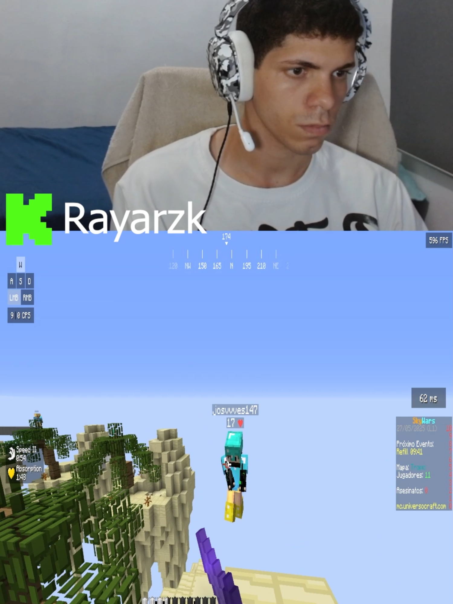 Seguimos mejorando #Minecraft #rayarzk #pvp #minecraftmemes