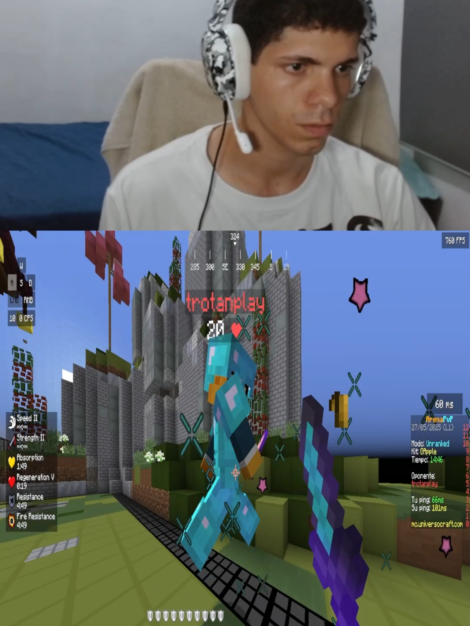 ArenaPvp GAapple #Minecraft #rayarzk #pvp #minecraftmemes