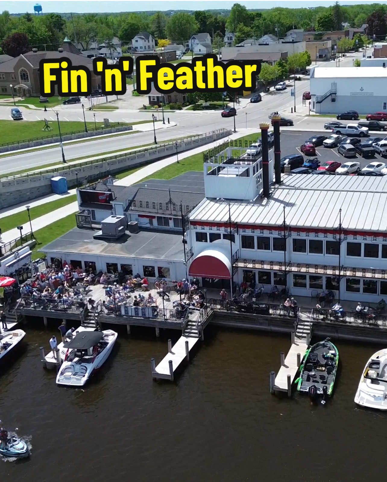 Fin 'n' Feather Drone video by Watch Williams Media 🇺🇸🛥️ #winneconne #finnfeather #drone #Outdoors #wisconsin #cootslures #fishing #MemorialDay @Aaron Williams 