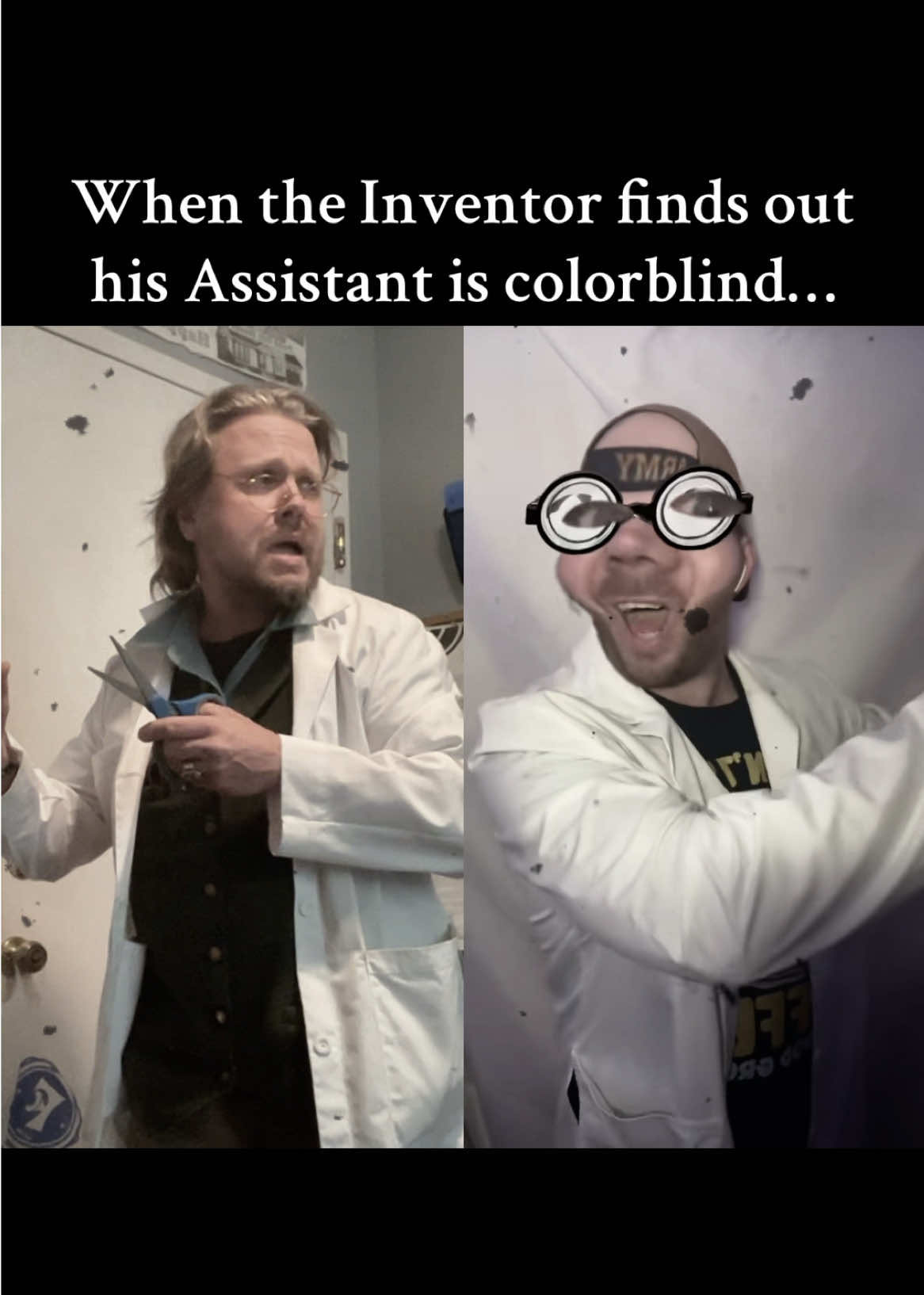 #duet with @Jason / Zombus #strangeveteran #theinventor #assistant #colorblind #cutthewire #whichwire 