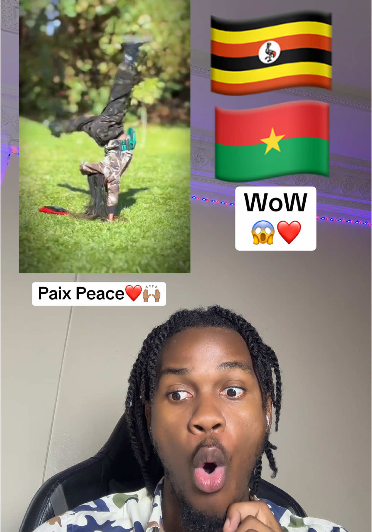 Wow ❤️ @Baby Passion 🦁🦁 dans le challenge Tchabatcha de @PRIVAT  Que la paix revienne en Afrique ❤️ #uganda #babypassion #burkinafaso🇧🇫 #challengeprivat #react #tiktokfrance #lemignonboy 