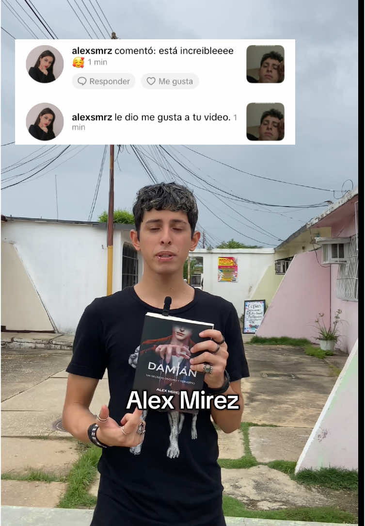 Alex, que dices?? 🦇❤️‍🔥 #librosdarkromance #alexmirez #padmegray #BookTok #damianfox #wattpad #darkromance #video 
