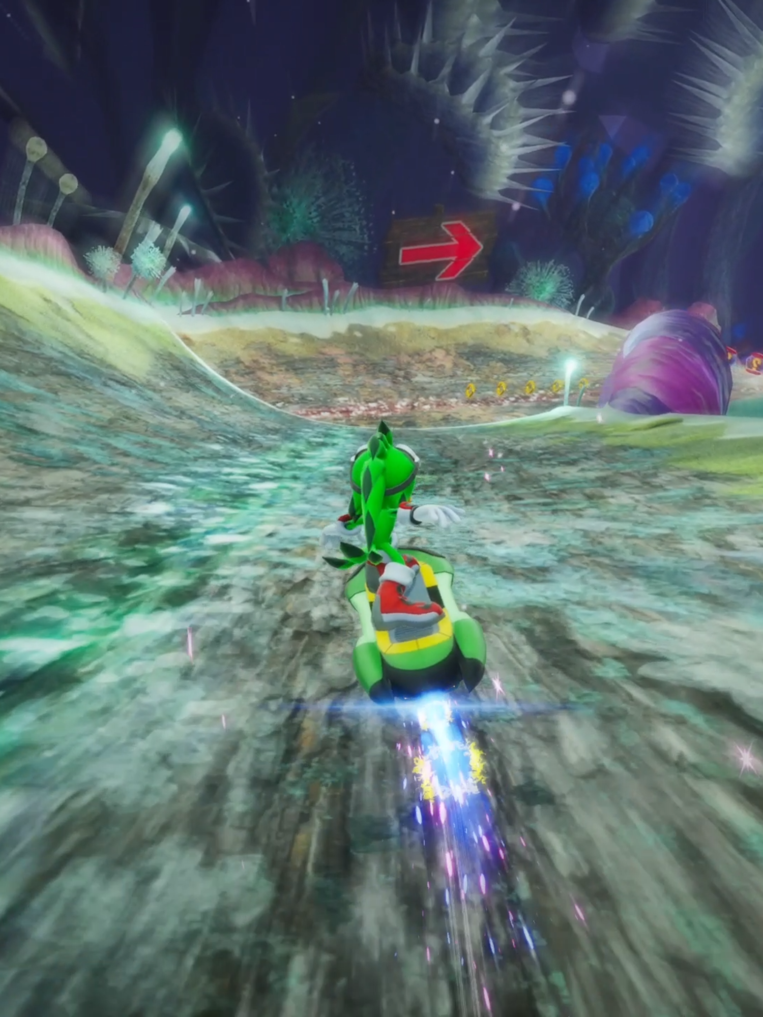 White Cave from Sonic Riders is coming to Sonic Racing: CrossWorlds! From giant plants to sparkling spores, challenge the limits of speed in this CrossWorld! Wishlist now: RaceCrossWorlds.com #sonicthehedgehog #gaming #sonic #sonicracingcrossworlds