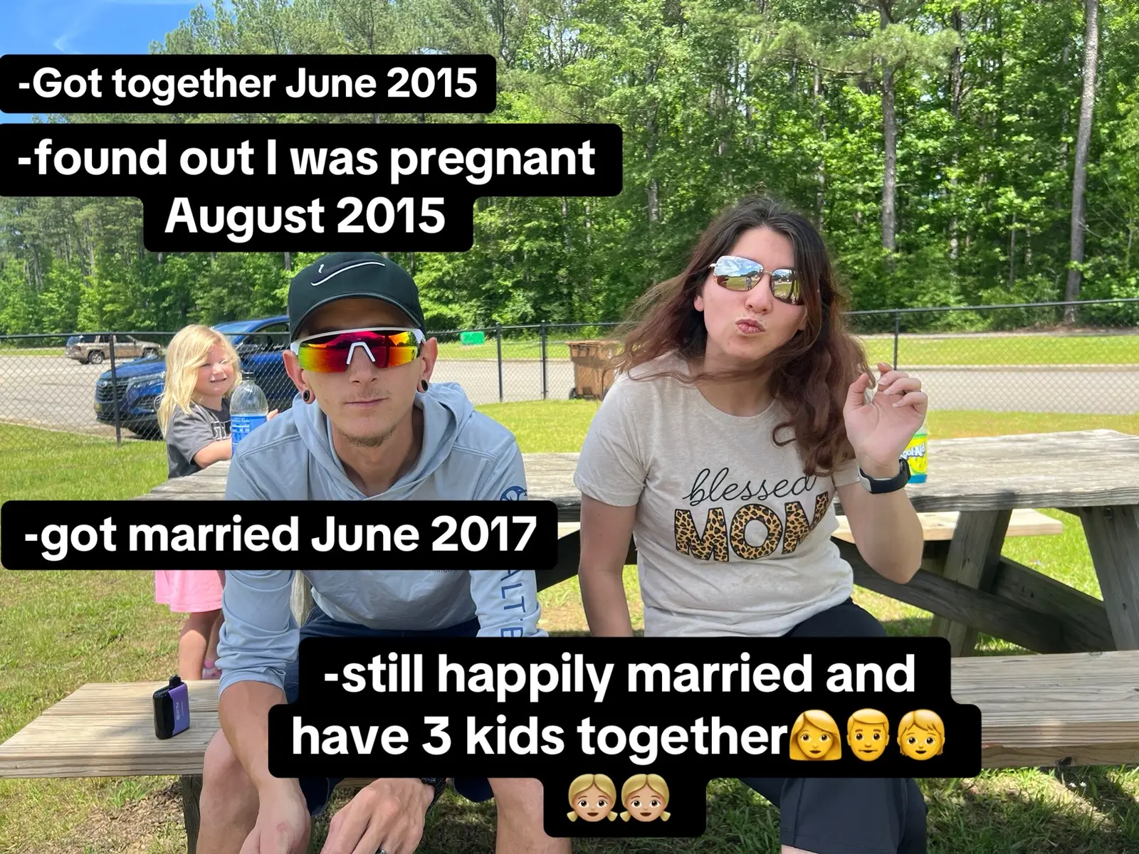 Just to prove you can be high school sweethearts that had to grow up fast and still be loving the life you have we don’t know where life would have took us if we didn’t have them!!#fypシ゚viral #viralvideo #fypage #husbandwife #highschoolsweethearts @Zack green 