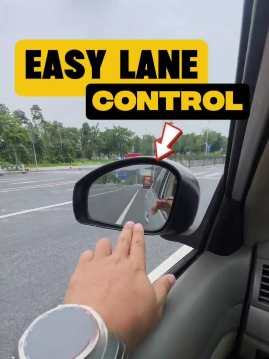 Use This Easy Visual Cue to Maintain Lane Position #smartdriving #SatuKontenTiapHari #cardrivingtips #lesson 