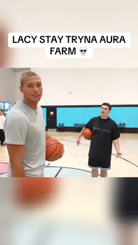 HE ALWAYS DTM #lacy #marlon3lg #basketball #halfcourt #trickshot 