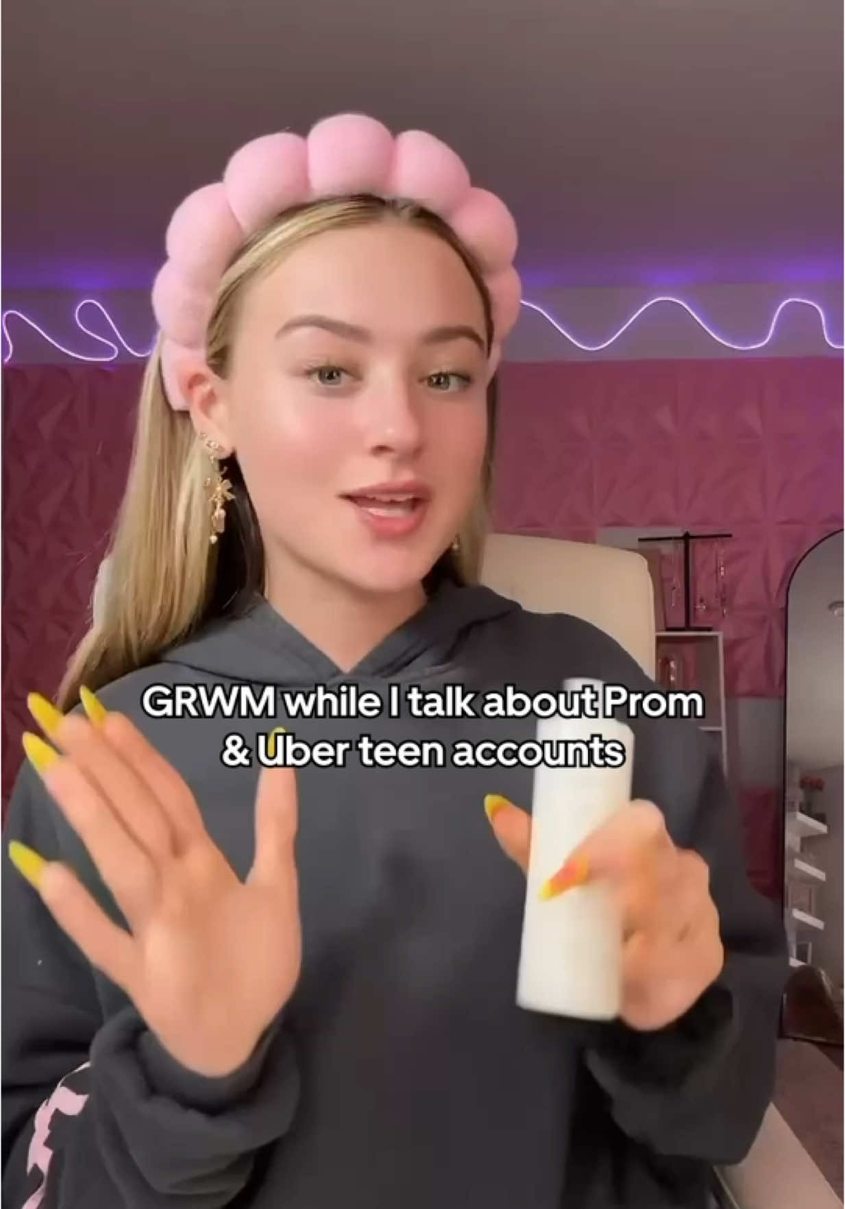 #ad Doing a little GRWM but fr... I wish @Uber teen accounts were a thing when I went to prom. You get your own ride, your parents get peace of mind, and there's $20 off on Uber Eats? Tell your parents to sign you up. #Uberteenaccounts 