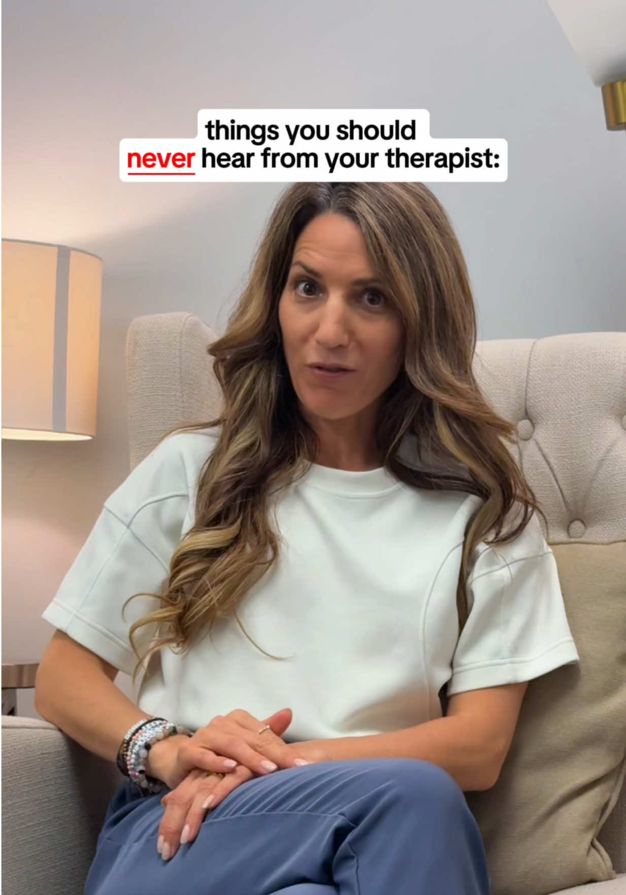 🚩🚩🚩 therapists feat. boundary breaks, bad takes, one accidental nap… and someone who said “you’re just too intense for most people” 😵‍💫  These were just some of the responses we got after asking: WHAT’S THE WORST THING A THERAPIST HAS TOLD YOU?   👀 What’s the wildest thing you’ve heard in session?? Leave a comment, we’re building the red flag hall of fame.  🌀 PS: Be sure to tune into S7 of Quiet The Clock tomorrow, 5/27/26 — we’re diving deep, laughing loud, and getting real💛  #therapyhumor #quiettheclockpod #therapistredflags #therapytok 