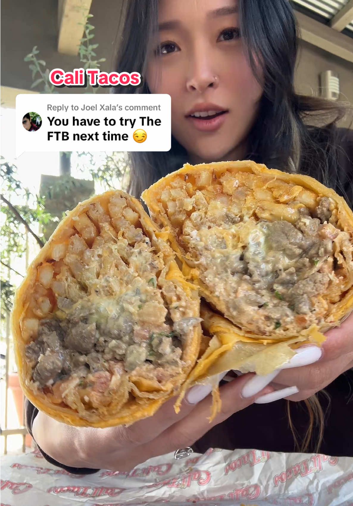 Replying to @Joel Xala THIS. WAS. A LOT. 😂🌯 @calitacos I loveeee  #mexicanfood #burrito #calitacos #caliburrito #secretmenu #carneasada #carneasadafries #orangecounty #orange #mukbang #mukbangeatingshow #eatwithme #Foodie #foodtiktok #bigbites #burritomukbang #sauce #viral #fyp #foryou