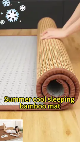 Summer Essential  cool sleeping bamboo mat!! #coolsleeping #summeressentials #bamboomat #bedding 