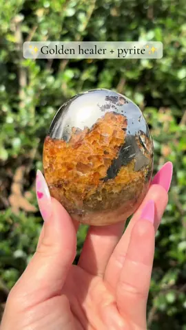 Golden healer + pyrite palm stones coming to the shop in this Friday’s shop update!! 🌟 #goldenhealer #pyrite #crystaltok #crystalshop #crystalsoftiktok #crystalpalmstones #crystalsale #crystalhealing #crystaltok 