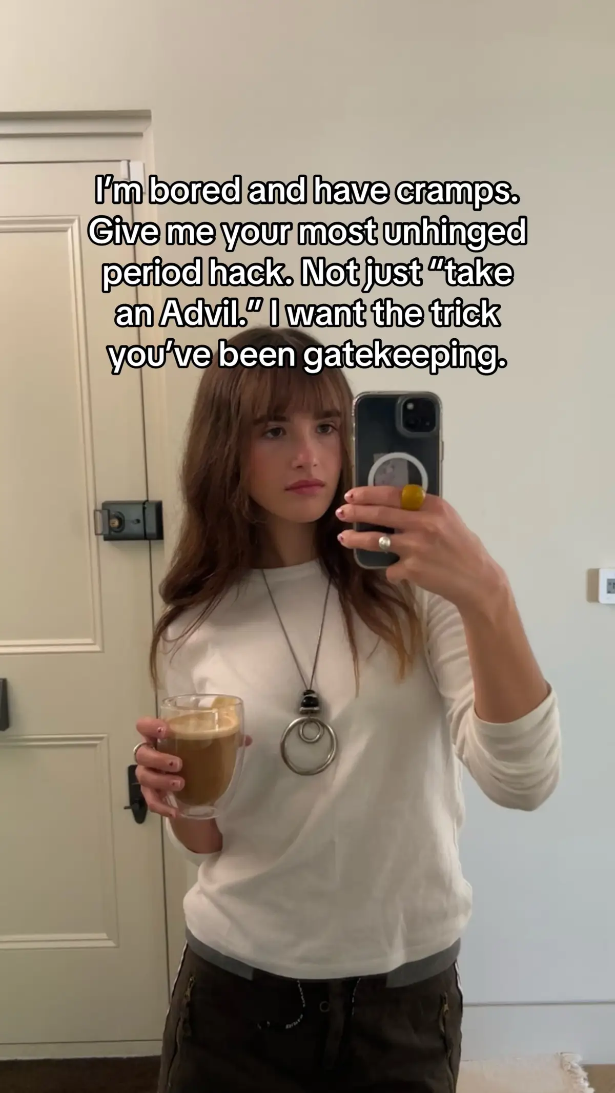 Be honest… what are we doing to survive our periods? #periods #periodhacks #pads #tampon #menstrualcup #menstrualdisc #periodtips 