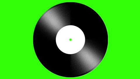 FREE Green Screen Effect - Spinning Record 2