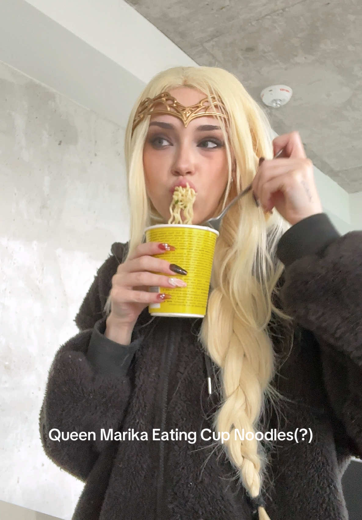 Cosplaying a character you share 0 similarities with😅 @Melmie 