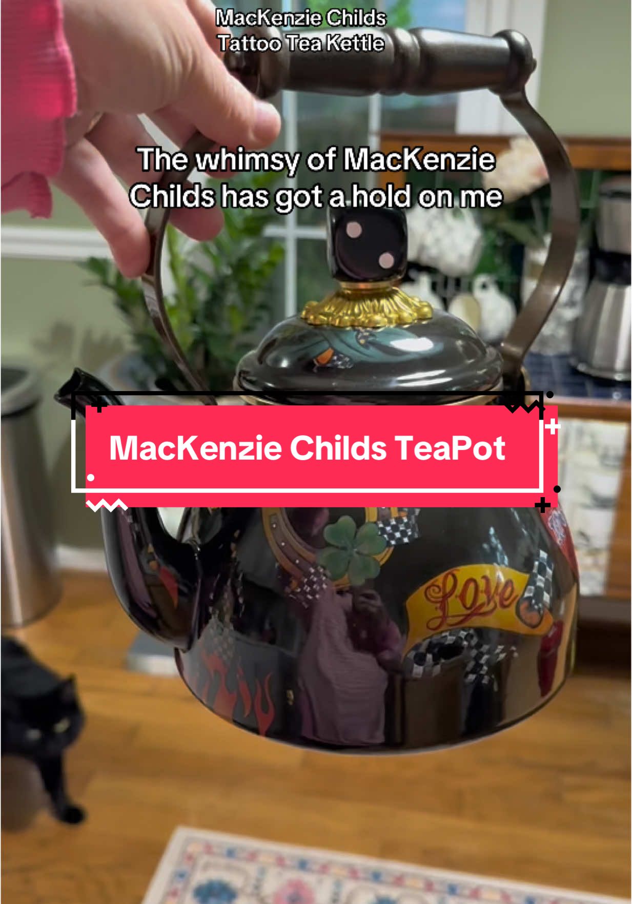 Literally obsessed with all of my MacKenzie Childs collection #mackenziechilds #mackenziechildsteapot #mackenziechildscollection #qvc #qvctiktokshop #tiktokshopcreatorpicks 