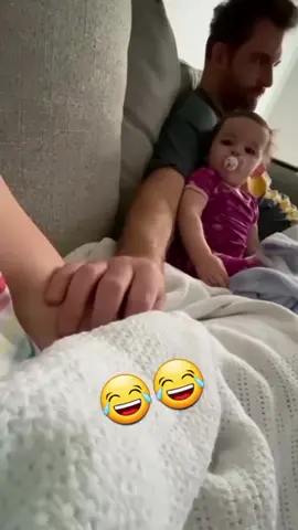 😍😍 #funny #cute #baby #jealous #dad #mom #share #like 