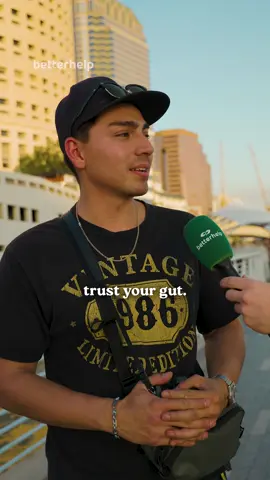 Knowing what you know now, what would you tell your younger self? #MentalHealthAwarenessMonth #StateOfStigma #BetterHelp #streetinterview #positivity #inspiration #wholesome #mindset #motivation #mindfulness