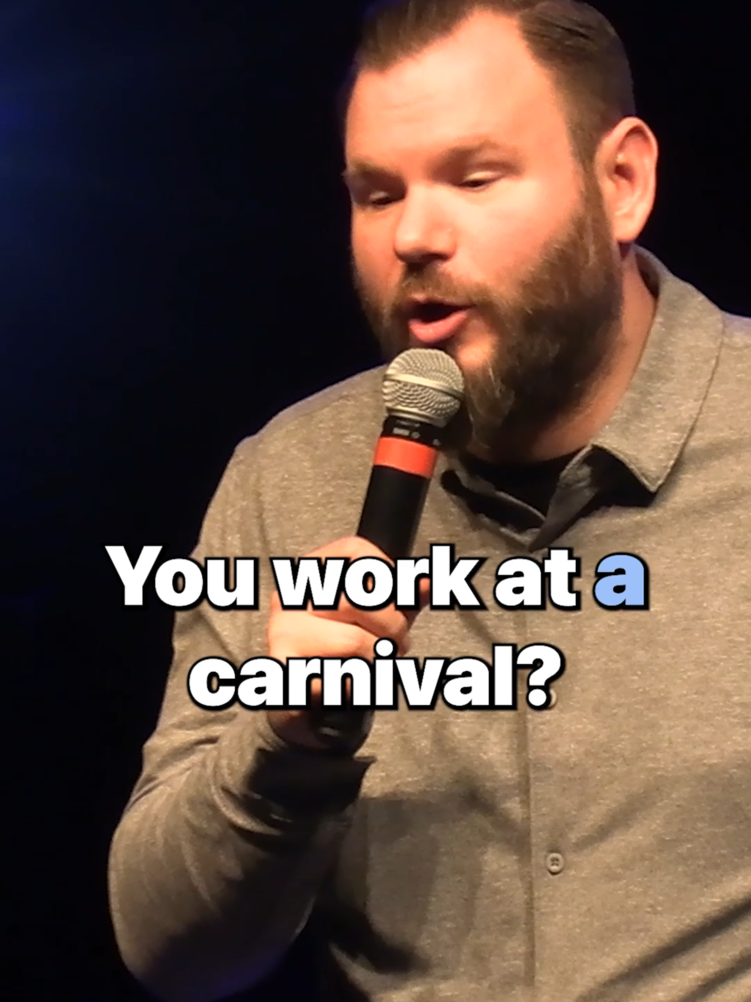 He's got a real tilt-a-whirl vibe #crowdwork #standupcomedy #funny #standup #crowdworkcomedy