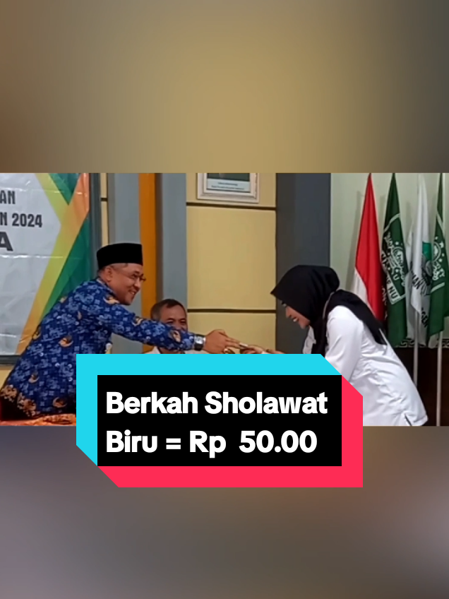 Berkah Sholawat  Biru = Rp  50.000 #motivation #viralvideosofficial #viralvideo #belajar #sholawat #berkah 