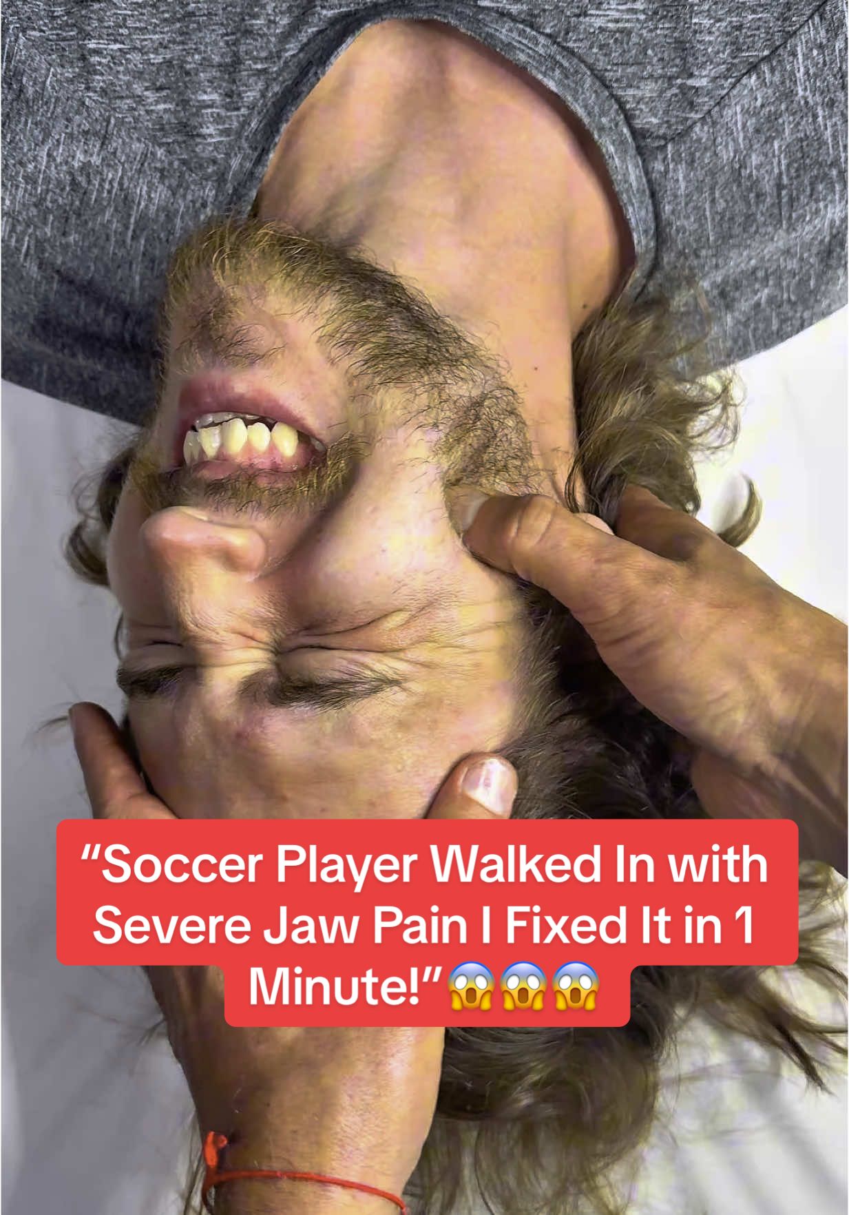 “Soccer Player Walked In with Severe Jaw Pain — I Fixed It in 1 Minute!”He came in wincing, unable to bite or speak without pain. One minute later — total relief. The jaw is powerful, but so is the right technique.”#JawPainRelief #TMJRecovery #SoccerInjuryFix #InstantRelief #1MinuteFix #KinesiologyMagic #AthleteRecovery #TMJHealer #FixYourJaw #SportsTherapyWin #PainGoneFast #KinezioPower #NeuroKinesiology #UnlockTheJaw #TMJNoMore #GameChangerTherapy #MuscleTestingWorks #HolisticHealingFast #AthleteApproved #MiracleMinuteHealing #tmjdisorder #tmj #tmjpain #jawpain 