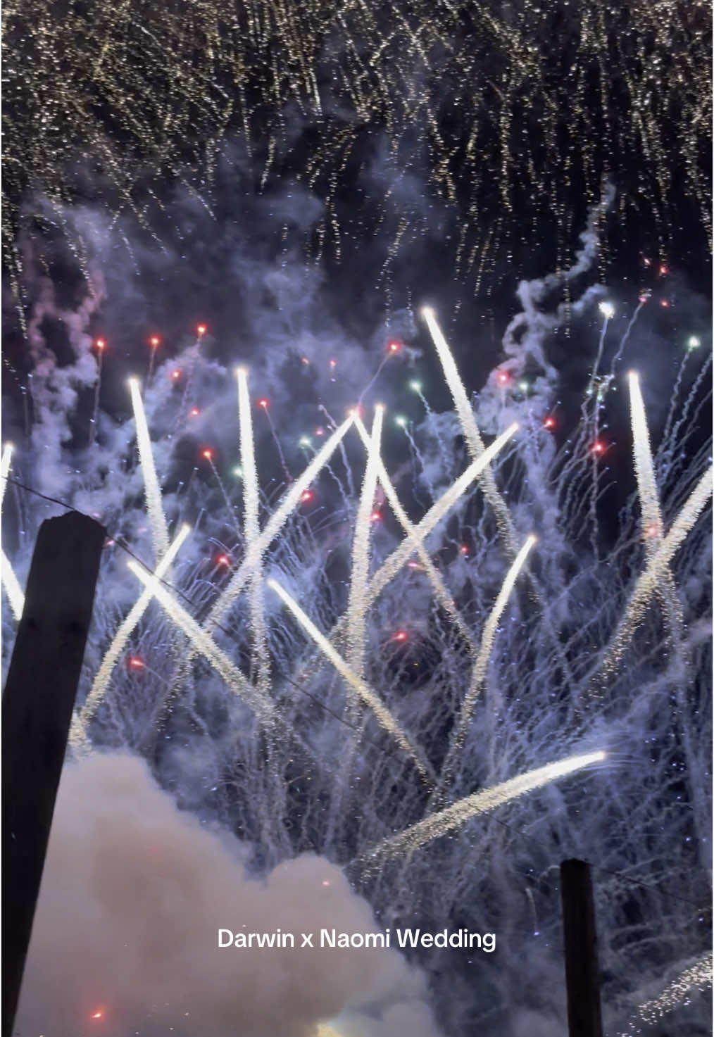 Darwin & Naomi Wedding Fireworks / Pyromysical. #wedding #fireworks #events #foryou #foryoupageofficiall  #fyp #viral #bulacan 