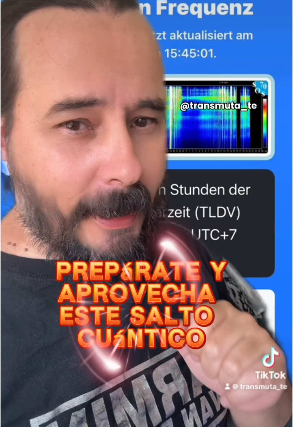 Frecuencia Schumann y salto de línea de tiempo ¿estás listo? #schumannresonance #sintomas #energyupdate #resonanciaschumann #healthy #salud #vibrationalalignment #transmutation #loveyou #detox #frecuenciaschumann #transmuta_te 