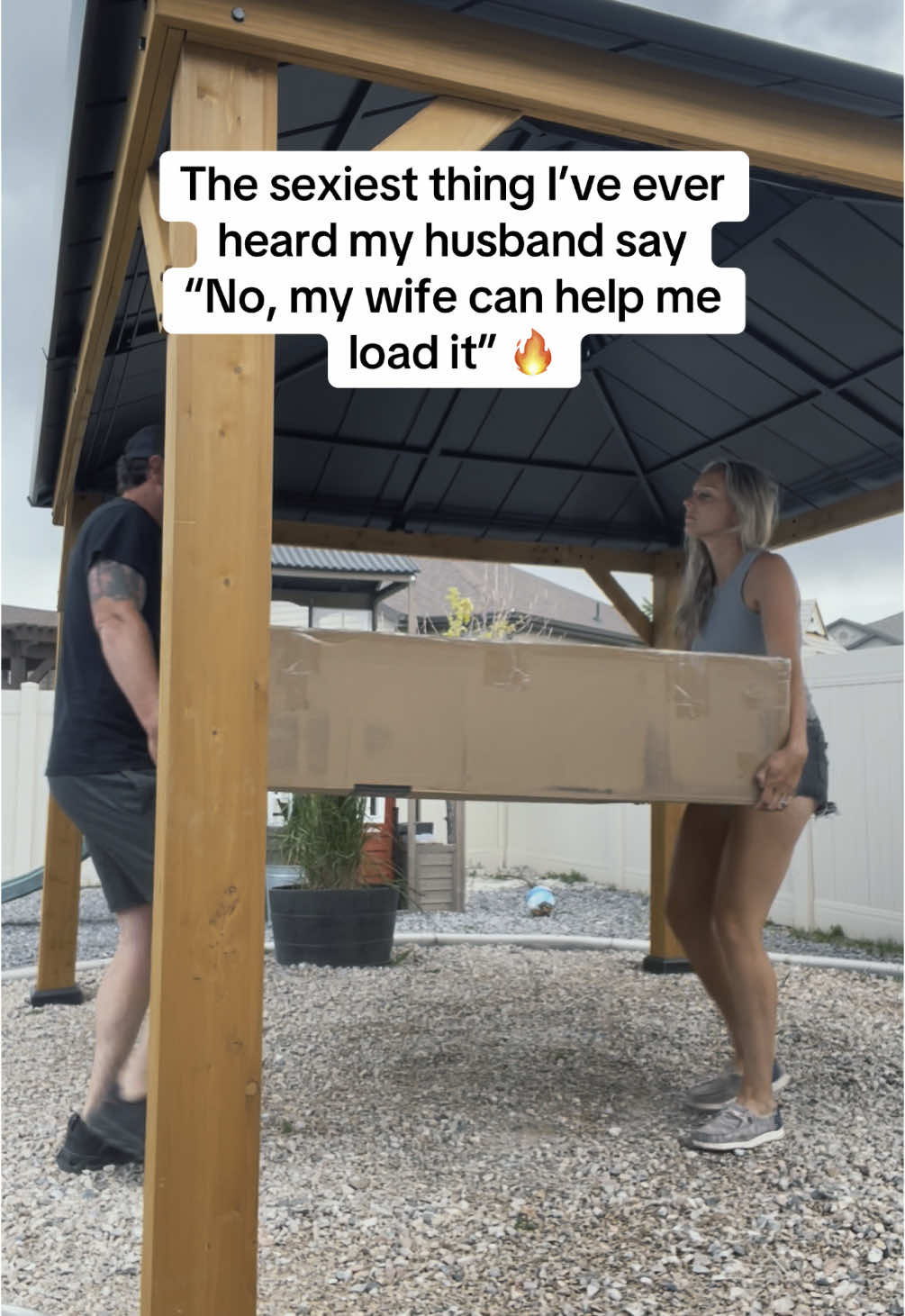 Hell yeah I can 🔥 #fyp #husbandwife #country #couplegoals @Kaleb Austin 
