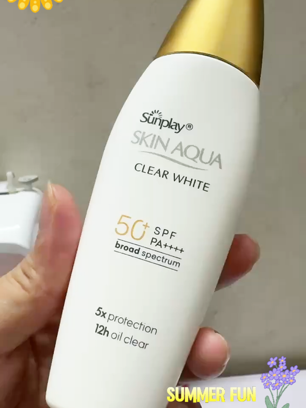 Sữa chống nắng dưỡng sáng da sunplay #kemchongnang #kemchongnangnangtone #kemchongnangkiemdau #suachongnang #sunplay #sunplayskinaqua #sunplayskinaquatoneup #samtetbaovuibao #tiktokshoptet #tiktokshop #salexuanhe #luotsamchuansao #muataitiktokshop #thuhaifreeship #thichshopping 