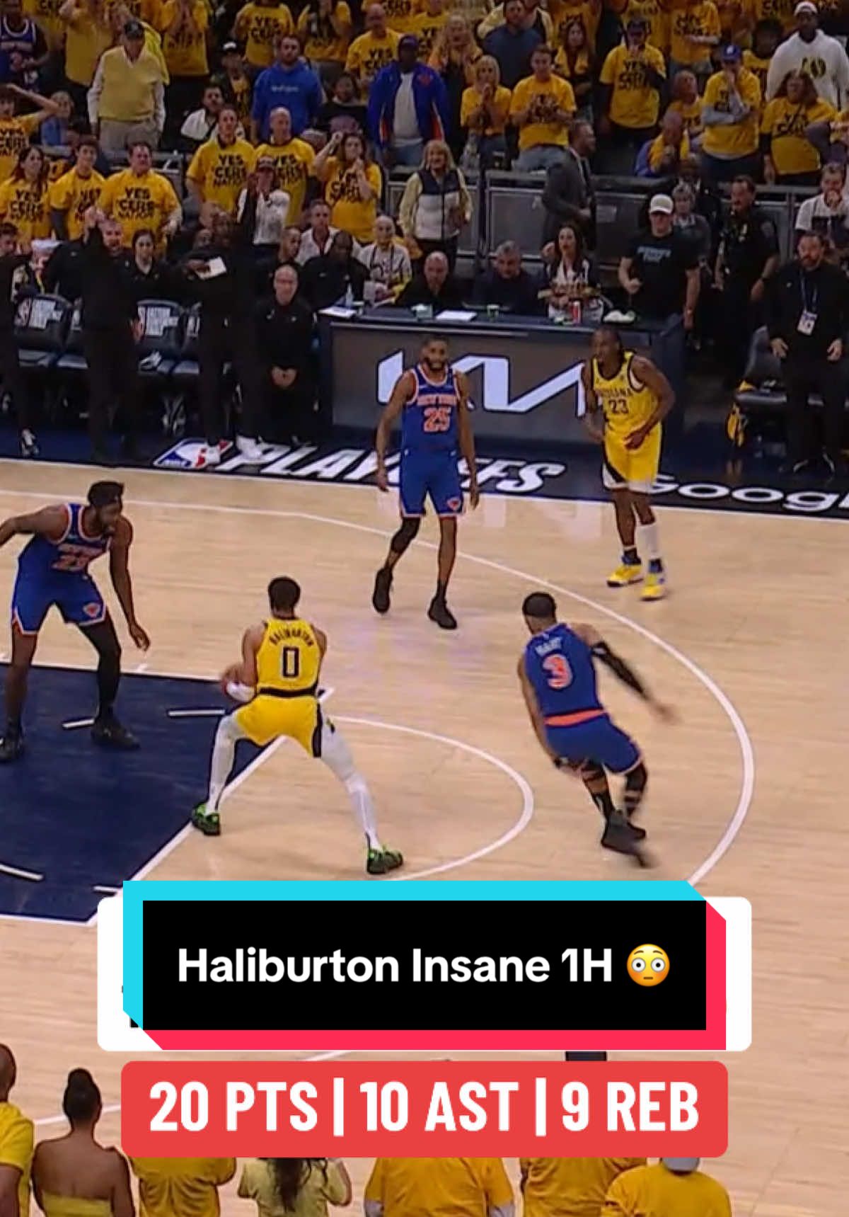 Haliburton came to PLAY 🔥 #NBA #Basketball #IndianaPacers #TyreseHaliburton 