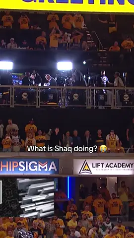 Only shaq 😂 #NBA #basketball #nbaplayoffs #shaq #shaquilleoneal #funny #insidethenba #fyp 