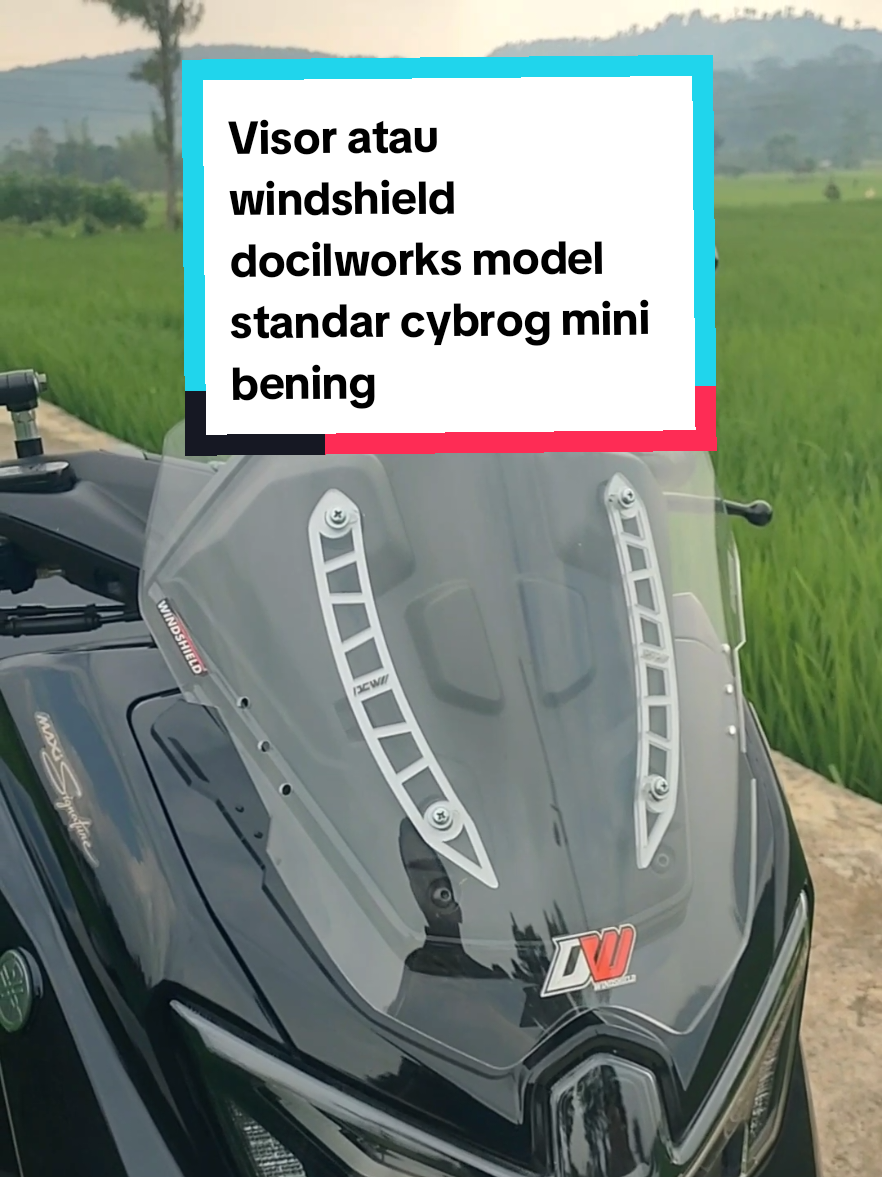 Visor atau windshield standar cybrog mini bening ketebalan 4 mili...  #visor #windshield #docilworkswindshield #visornmaxturbo 