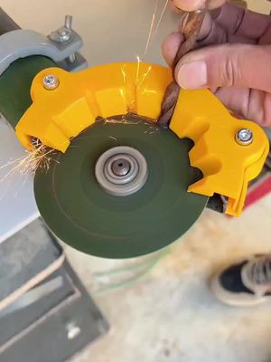 Máy mài góc cùng với giá đỡ có thể ngay lập tức biến thành công cụ mài mũi khoan