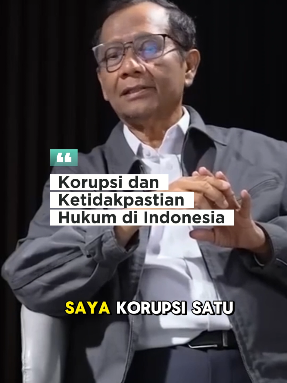 Korupsi bukan hanya merugikan negara, tapi juga merusak keadilan sosial. SC YT : The Overpost #inspiration #podcast #politics #fyp #education #mindset 