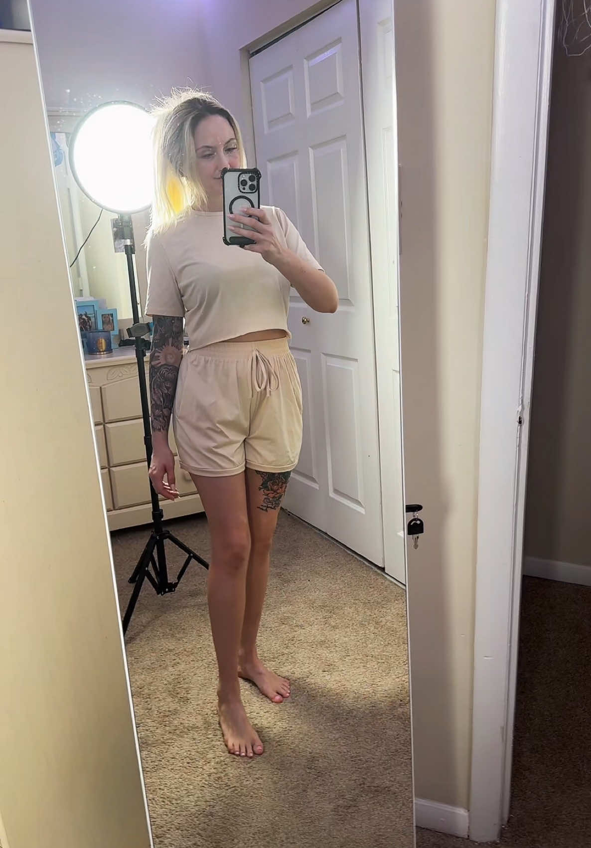 I’m obsessed with this set! So much so I’m going to order it in different colors! #tiktokshop #loungeset #comfy #TikTokMadeMeBuyIt #viraloutfit #2pieceset #addtocart 